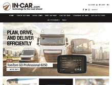 Tablet Screenshot of in-car.com